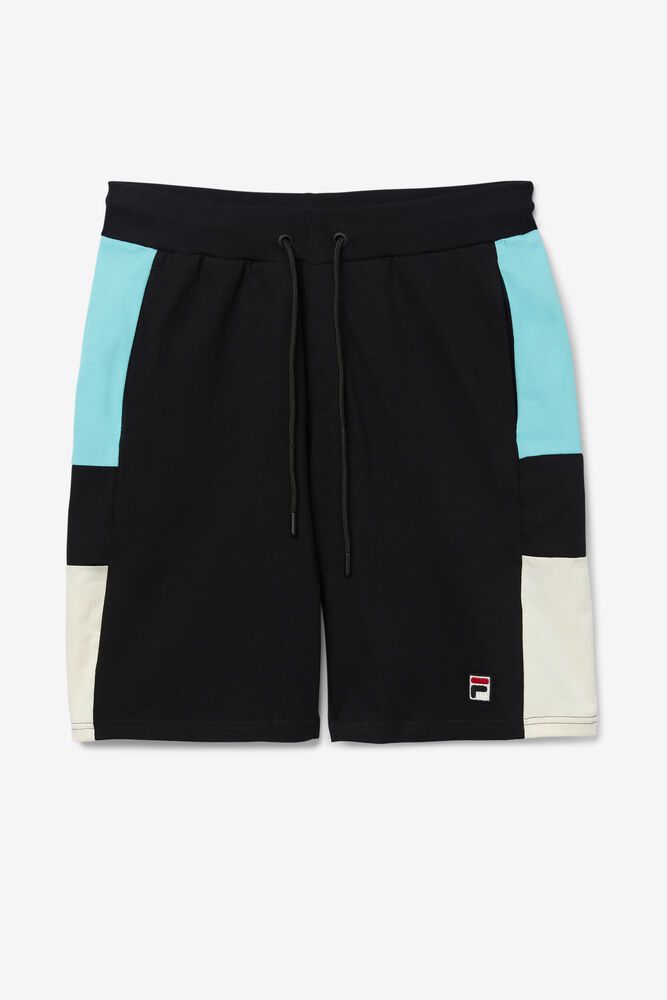 Fila Shorts Galway Mens Black - India AYL-012364